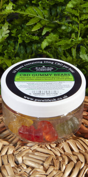 CBD Gummy Bears 10 x 20mg CBD bears from Essican Purelife | CBD Gummies UK